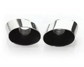 Tubi Style Oval Exhaust Tip Kit Porsche 997 Carrera 05-08