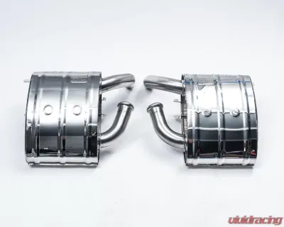 Tubi Style Right and Left Exhaust Porsche 996 Carrera 3.4L 97-01 | 996 Carrera 3.6L 02-04 | Porsche 996 GT3 RS 03-05 - 04079811047