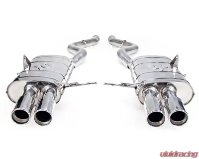 Tubi Style Stainless Steel Muffler w/Titanium Tips BMW M3 E92 08-11 - TSBMWM307.003.AT
