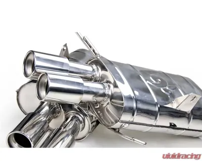 Tubi Style Stainless Steel Muffler w/Titanium Tips BMW M3 E92 08-11 - TSBMWM307.003.AT