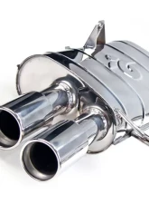 Tubi Style Stainless Steel Muffler w/Titanium Tips BMW M3 E92 08-11                                     - TSBMWM307.003.AT - Image 3