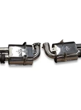 Tubi Style Double Homologated Exhaust w/Valves Ferrari F430 Coupe | Spider 2004-2009                                     - TSFE430C05.003.AS - Image 2
