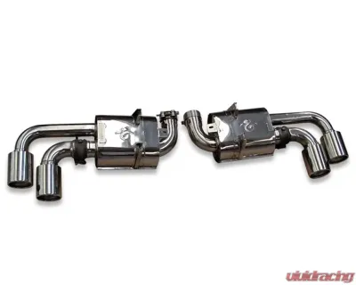 Tubi Style Double Homologated Exhaust w/Valves Ferrari F430 Coupe | Spider 2004-2009 - TSFE430C05.003.AS