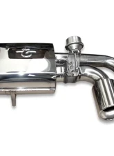 Tubi Style Double Homologated Exhaust w/Valves Ferrari F430 Coupe | Spider 2004-2009                                     - TSFE430C05.003.AS - Image 3