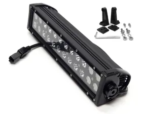 LED Light Bar 15 Inch Double Row Black Out Southern Truck