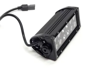 LED Light Bar 7.5 Inch Double Row Black Out Southern Truck