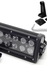 LED Light Bar 7.5 Inch Double Row Black Out Southern Truck                                     - 75075 - Image 3