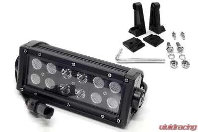 LED Light Bar 7.5 Inch Double Row Black Out Southern Truck - 75075