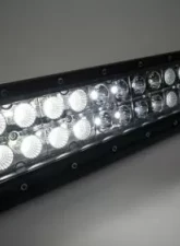 Southern Truck 12.0 Inch Amber/White LED Light Bar Double Row Straight Combo Flood/Beam 72W DT Harness 79904 4,320 Lumens                                     - 77015 - Image 2