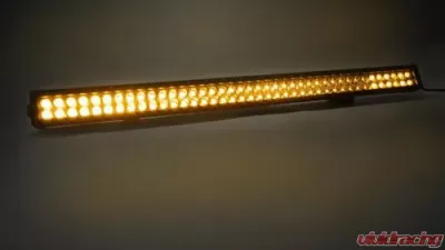 Southern Truck 40.0 Inch Amber/White LED Light Bar Double Row Straight Combo Flood/Beam 72W DT Harness 79904 14,400 Lumens - 77040