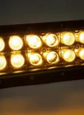 Southern Truck 6.0 Inch Amber/White LED Light Bar Double Row Straight Combo Flood/Beam 72W DT Harness 79904 2,160 Lumens                                     - 77075 - Image 4