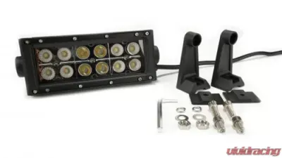 Southern Truck 6.0 Inch Amber/White LED Light Bar Double Row Straight Combo Flood/Beam 72W DT Harness 79904 2,160 Lumens - 77075