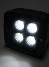 Southern Truck 2.0 Inch Square Cree LED Flood Cube Light Single Unit Black Series Amber/White Includes Hardware, Harness Sold Separately                                     - 77916 - Image 2