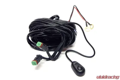 LED Light Bar Wiring Harness/Switch DT Connector Dual Plug Southern Truck - 79903