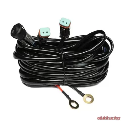 Southern Truck Light Bar Harness Rocker Flip-Switch Dual DT Connector - 79905