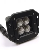 Southern Truck 3.0 X 3.0 Inch 16W Square Flush Mount LED Light Spot Beam 1,440 Lumens Each                                     - 79913 - Image 2