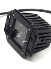 Flush Mount Led Lights 3x3 16w Square Flood Black Out Southern Truck                                     - 79915 - Image 3