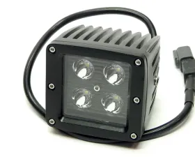 LED Light Pod 3x3 16w Square Black Out Southern Truck