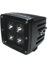 Southern Truck 3.0 Inch Square Cube Cree Spot Beam LED Lights Pair Black Series W/Harness 79903                                     - 79916K - Image 2