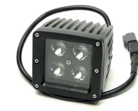 Southern Truck 3.0 X 3.0 Inch 16W Cube LED Light Flood 1,440 Lumens Each Black Series