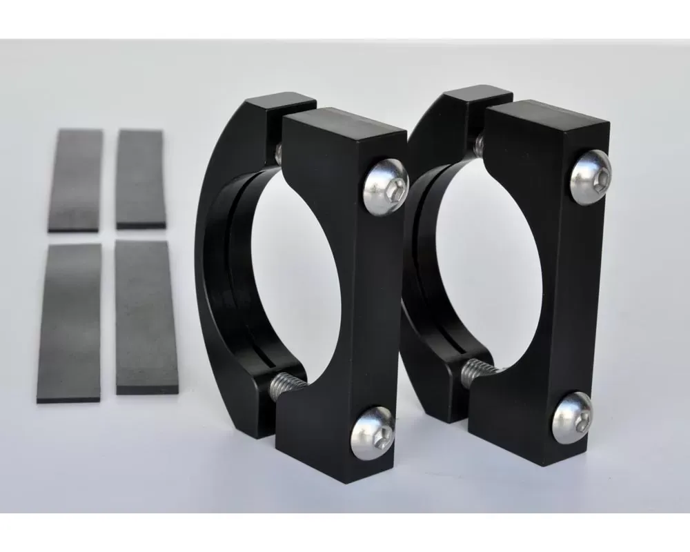 Power Tank Roll Bar Clamps Large 2.25-2.5 Inch Diameter Black Pair - ABC-2465