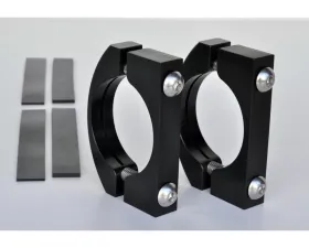 Power Tank Roll Bar Clamps Large 2.25-2.5 Inch Diameter Black Pair