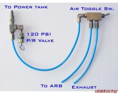 Power Tank Pneumatic Air Toggle Switches For Air Lockers Two Axle Pneumatic - 5MM - ARB-2070-5