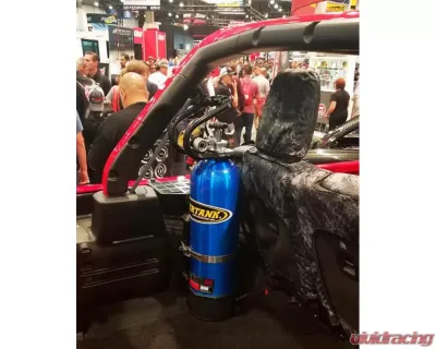 Power Tank BTS Bracket for Jeep Wrangler JKU and JLU Mount Black Ver 2.0 - BKT-2249-BK