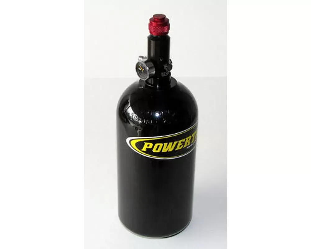 Power Tank Nitrogen Bottle W/Regulated Valve Gloss Black Powdercoat - CYL-0072-BK
