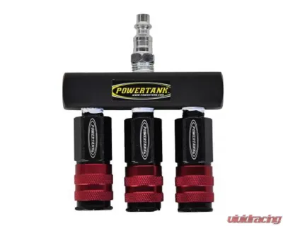 Power Tank Air Hose Manifold Triple Outlet - MAN-9019