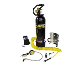 Power Tank CO2 Tank 15 Lb. Package B 250 PSI Gloss Black