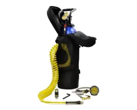 Power Tank CO2 Tank 15 Lb. Track Pack Package B 250 PSI Regulator Candy Blue