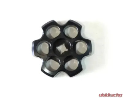 Power Tank Aluminum Tank Knob Six Shooter Stealth Black - VLV-5008-BK