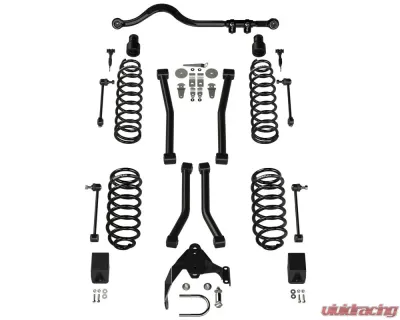 TeraFlex 3" Lift Suspension System w/ 4 Sport Flexarms and Track Bar No Shocks Jeep Wrangler JK 2007-2018 - 1156223