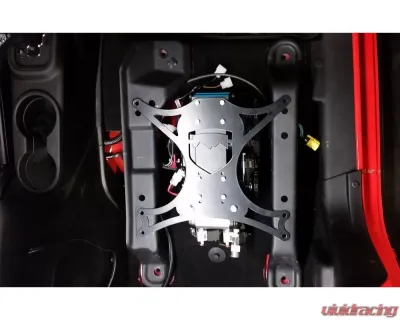 パーツ Teraflex Compressor Mount Jeep Wrangler TeraFlex 2012-2018 JK ARB Air Compressor Under Hood Mount Kit