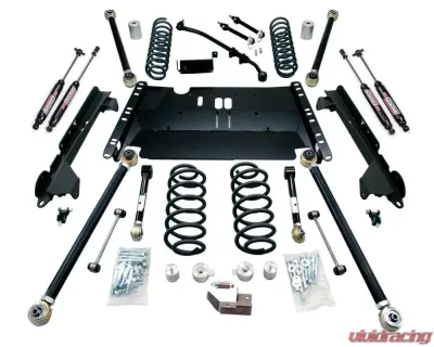 TeraFlex 3" Enduro LCG Long Flexarm Suspension System w/ 9550 Shocks Jeep Wrangler TJ 1997-2006 - 1249372