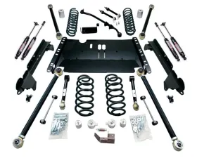TeraFlex 3 Inch Enduro LCG Long Flexarm Suspension System w/ 9550 Shocks Jeep Wrangler LJ 1997-2006
