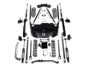 TeraFlex 4 Inch Pro LCG Long Flexarm Suspension System w/ 9550 Shocks Jeep Wrangler LJ 1997-2006