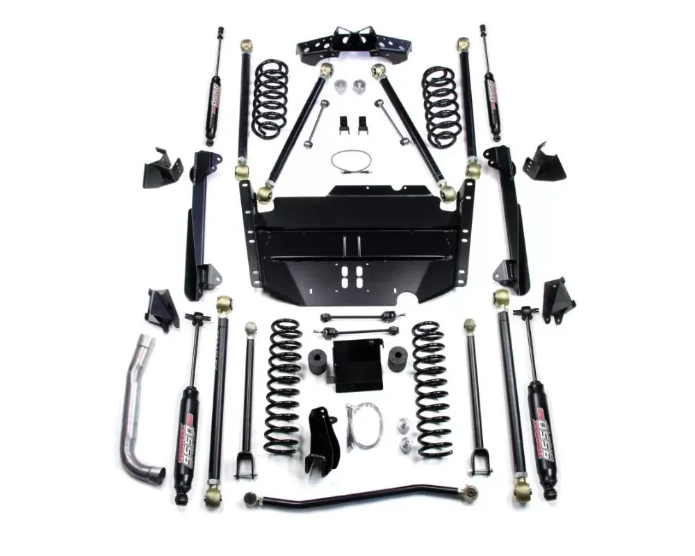TeraFlex 5 Inch Pro LCG Long Flexarm Suspension System w/ 9550 Shocks Jeep Wrangler TJ 1997-2006 - 1249575