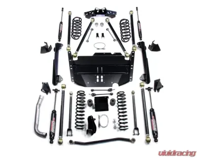 TeraFlex 5" Pro LCG Long Flexarm Suspension System w/ 9550 Shocks Jeep Wrangler TJ 1997-2006 - 1249575