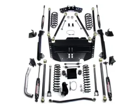 TeraFlex 5 Inch Pro LCG Long Flexarm Suspension System w/ 9550 Shocks Jeep Wrangler LJ 1997-2006