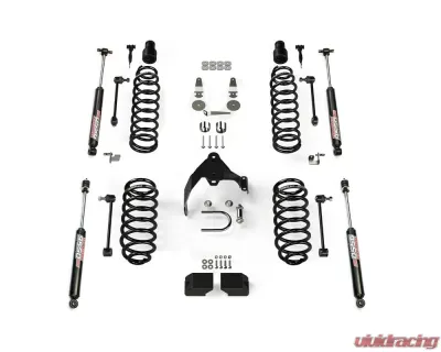 TeraFlex Base 3 Inch Lift Kit w/ 9550 VSS Shocks Jeep Wrangler JKU 4-Door 2007-2018 - 1251200