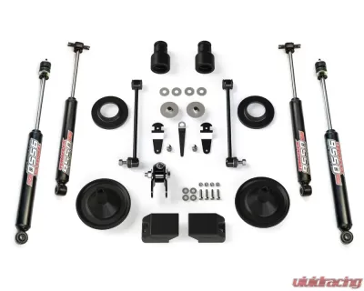 TeraFlex 2.5 Inch Performance Spacer Lift Kit w/ 9550 VSS Shocks Jeep Wrangler JK|JKU 2007-2018 - 1255200