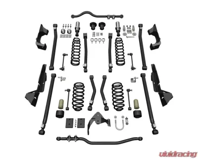 TeraFlex Suspension System 4" Lift No Shocks Jeep Wrangler JKU 2007-2018 - 1324000