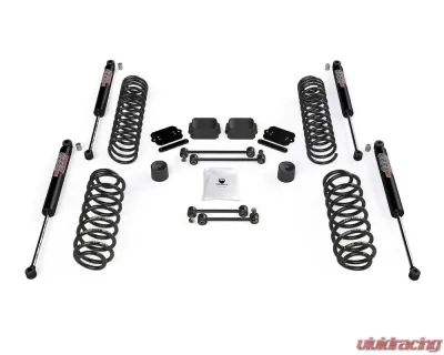 TeraFlex Coil Spring Base 2.5" Lift Kit and 9550 VSS Twin Tube Shocks Jeep Wrangler JL 2 Door 2010+ - 1354252