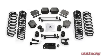 TeraFlex 3 Inch Base Lift Kit No Shocks Or Shock Extensions Jeep Wrangler JLU 4 Door 2018+ - 1355000