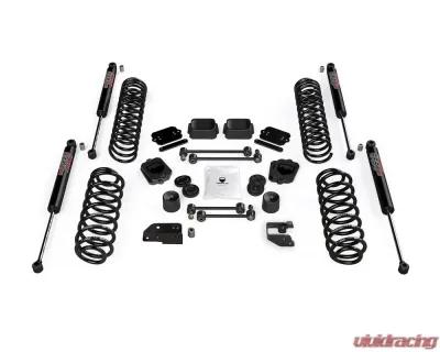 TeraFlex Coil Spring Base 3.5" Lift Kit and 9550 VSS Twin Tube Shocks Jeep Wrangler JL 4 Door 2010+ - 1356050