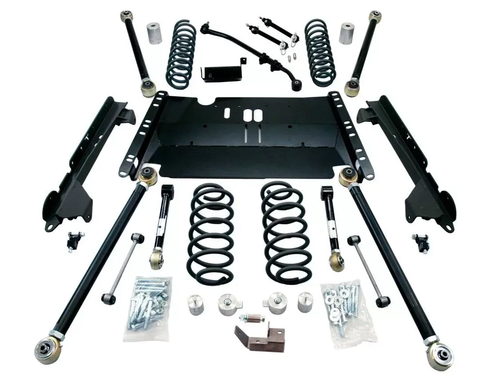 TeraFlex Unlimited 3" Enduro LCG Long Flexarm Suspension System No Shocks Jeep Wrangler LJ 1997-2006 - 1449382