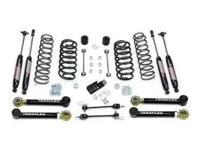 TeraFlex 3 Inch Suspension System w/ 4 Flexarms and 9550 Shocks Jeep Wrangler TJ|LJ 1997-2006