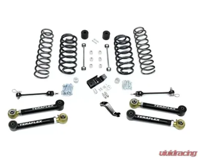 TeraFlex 4 Inch Suspension System w/ 4 Flexarms No Shocks Jeep Wrangler TJ|LJ 1997-2006 - 1456430